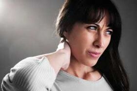 Osteochondroza szyjna u kobiety