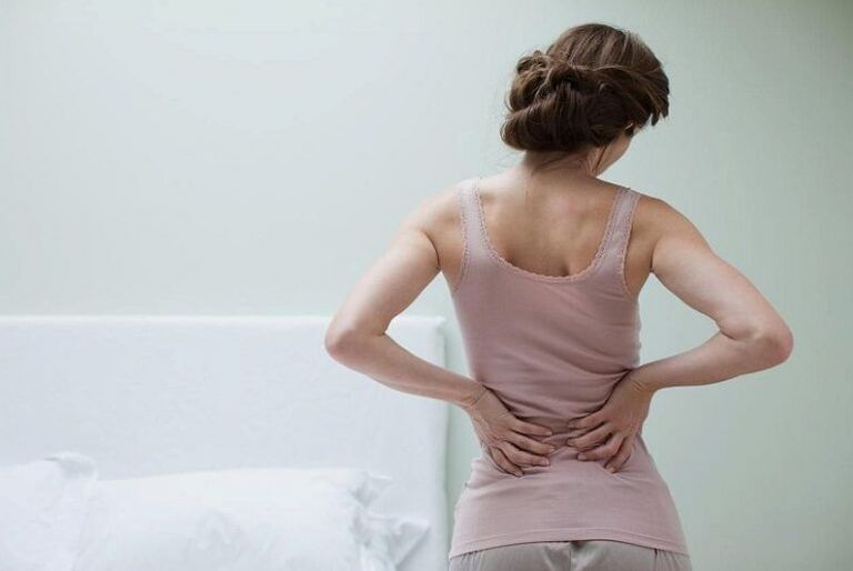 ból pleców z osteochondrozą